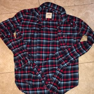 Hollister plaid shirt